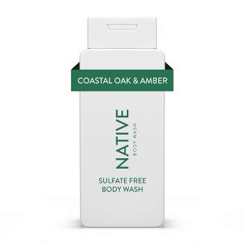 Native Body Wash - Coastal Oak & Amber - Sulfate Free - 18 fl oz