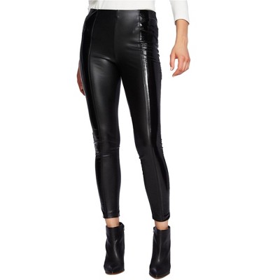 1.STATE Womens Faux Patent Casual Leggings