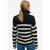 ellos Women's Plus Size Pullover Sweater With 1/4-Zip Collar - image 3 of 4