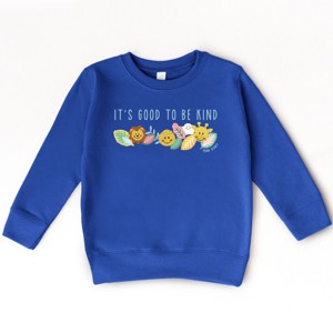 The Juniper Shop Mini Smiley It's Good To Be Kind Lumi Toddler Sweatshirt - 1 of 4