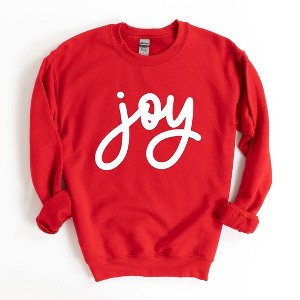 Simply Sage Market Women's Graphic Sweatshirt Joy Bold Cursive - 1 of 4