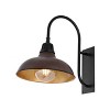 12.25" 1-Light Stanley Farmhouse Industrial LED Gooseneck Arm Outdoor Sconce - JONATHAN Y - 3 of 4