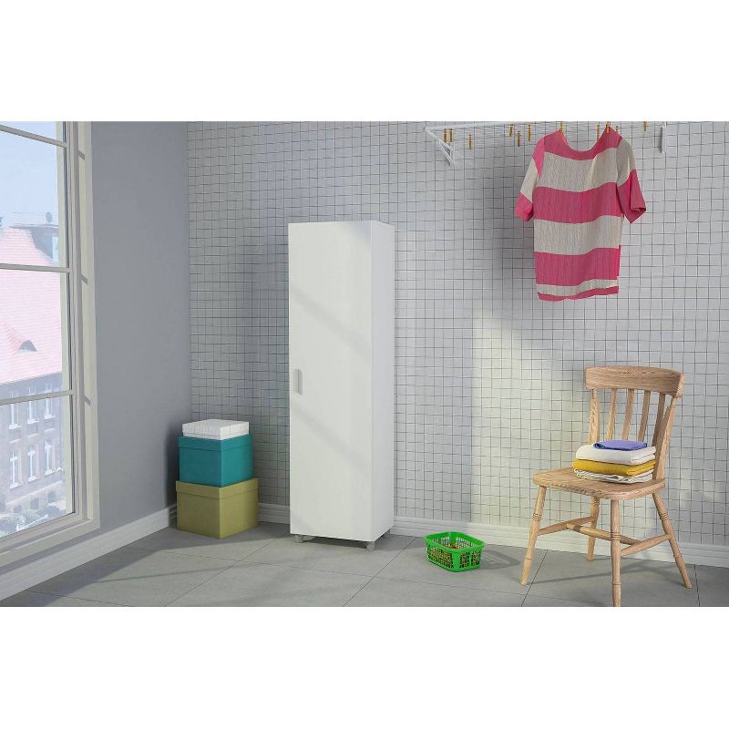 Aria 4 Shelf Storage Cabinet White - Polifurniture, 5 of 14