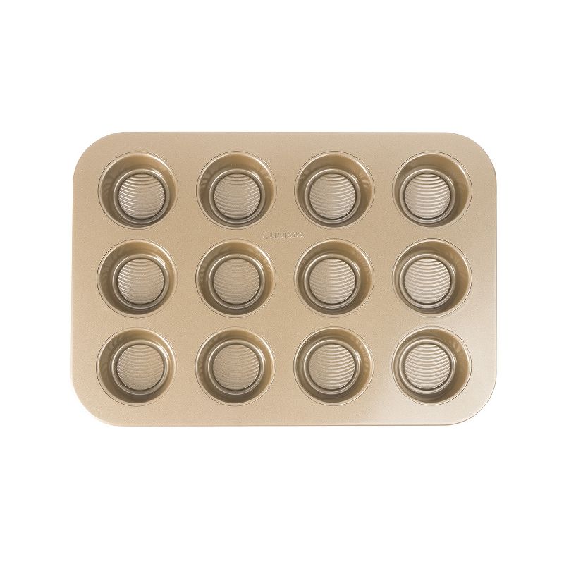 Cuisipro 12-Cup Steel Nonstick Muffin Baking Pan, 1 of 6
