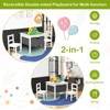 Safstar 2-in-1 Kids Activity Table & 2 Chairs Set w/Storage Building Block Table - 4 of 4