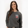 Simply Sage Market Patriotic Cherries Coquette Lightweight Garment Dyed Sweatshirt - 3 of 4