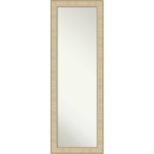 Amanti Art Classic Honey Silver Non-Beveled On the Door Mirror Full Length Mirror, Wall Mirror 52 in. x 18 in - 1 of 4