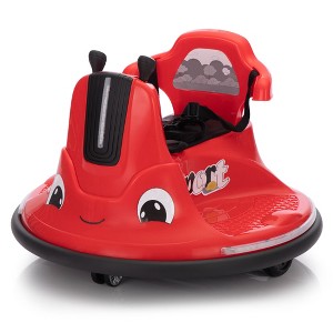 RUVALINO Baby Walkers, Stable Base and Playful Design for Indoor Learning or Exploration, Safe Activity Center for Baby, Red,26.75”*26.75”*18" - 1 of 4