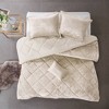 Intelligent Design Alyssa Velvet Quilted Diamond Ultra Soft Comforter Set - 2 of 4