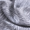 RT Designer Collection Crystal Jacquard Rod Pocket Foam Back Luxurious Modern Design Curtain Panel 54" x 84" Charcoal - 4 of 4
