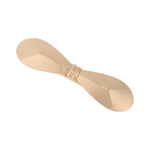 Unique Bargains Bow Tie Shape Hair Clips Gold Tone 1 Pc - 1 of 4