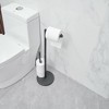 BWE Bathroom Freestanding Toilet Paper Holder Stand with Reserver - 4 of 4