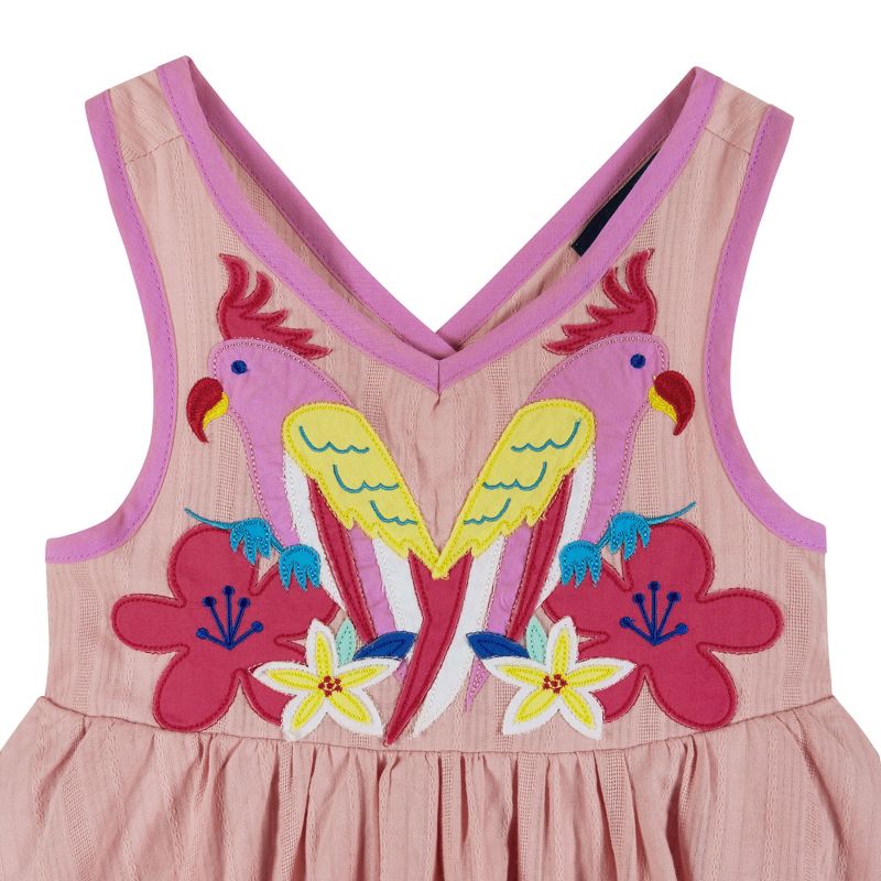 Andy & Evan  Toddler Pink Textured Dress, 3 of 4