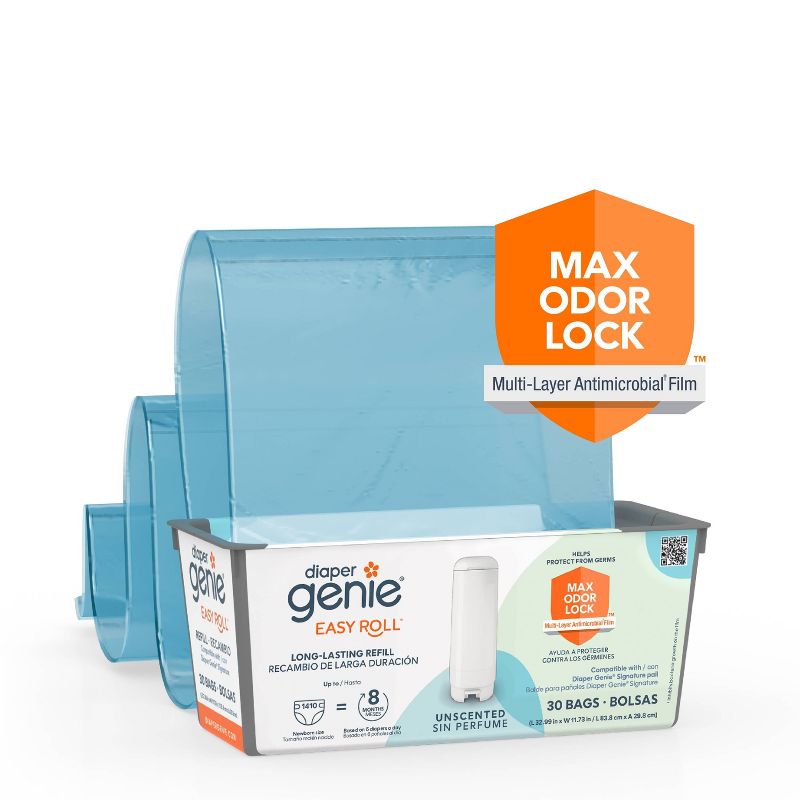 Diaper Genie Signature Pail Refill - Easy Roll, 3 of 8