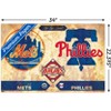 Trends International MLB Rivalries - New York Mets vs Philadelphia Phillies Unframed Wall Poster Prints - 3 of 4