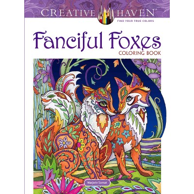 Creative Haven Wondrous Wildlife Coloring Book - (adult Coloring Books:  Animals) By Marjorie Sarnat (paperback) : Target