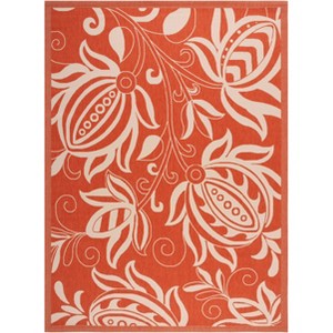 Courtyard CY2961 UV & Stain Resistant Non-Shedding Power Loomed Indoor/Outdoor Rugs - Safavieh - 1 of 4