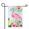 Northlight Tropical Flamingo Spring Outdoor Garden Flag 18" x 12.5" - image 2 of 4