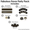 Big Dot of Happiness Roaring 20’s - 1920s Art Deco Jazz Party Favors and Cupcake Kit - Fabulous Favor Party Pack - 100 Pieces - 2 of 4