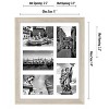 Americanflat 11x14 Collage Picture Frame in Driftwood with Five 4x6 Picture Displays - 2 of 4