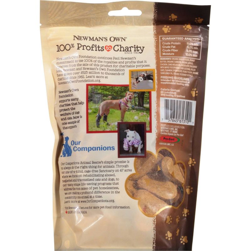 Newman&#39;s Own Peanut Butter Biscuits Dog Treat - 10oz, 4 of 11