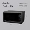 Farberware FM09BKA 900-Watt 0.9 Cu. Ft. Countertop Microwave Oven With LED Lighting and Child Lock, Retro Black - 4 of 4