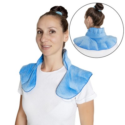 5 Star Super Deals Hot & Cold Neck Shoulder Wrap Pad - Cooling & Warming Herbal Therapeutic Aromatherapy For Soothing Muscle Pain