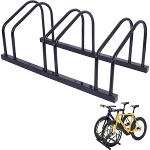 Coucheta Bike Floor Parking, Bike Floor Stand for Outdoor Indoor Fit 22-28 in Wheel Stand Tire Width 2 in - 1 of 4