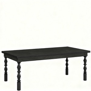 Gulches Modern Geometric Series Modern White Gold 47 in Sleek Steel Circular Structure Base Dining Table Seats 4 - 1 of 4