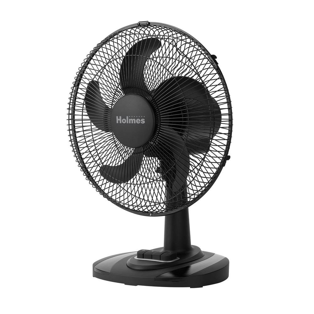 Holmes 12" Table Breeze Table Fan Black