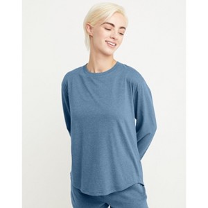 Hanes Originals Tri-Blend Women's Long Sleeve T-Shirt, Relaxed Fit - 1 of 4