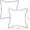 2pk 18.5" Make it Rain Outdoor Throw Pillow Cerulean Blue - Pillow Perfect - 4 of 4