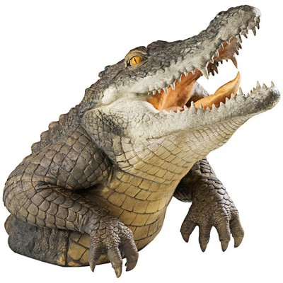 Design Toscano Snapping Swamp Gator Statue