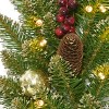 National Tree Company Pre-Lit Artificial Christmas Garland, Green, Dunhill Fir, With Pine Cones, Frosted Branches, Berry Clusters, Plug In,9 Feet - image 3 of 3