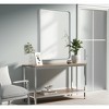 Elegant Lighting Contour Metal Rectangle Mirror 30x40 in Silver - 3 of 4