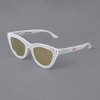Girls' Barbie Cateye Sunglasses & Sunglass Case - White - 2 of 4