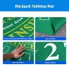 GSE 36"x72" Blackjack Layout Felt with Instructions, Las Vegas Style Casino Black Jack Tabletop Mat - 3 of 4