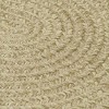 Colonial Mills Barefoot Chenille Bath Rug Braided Rug, Celery 1'5"x2'3", Oval Shape - 2 of 3