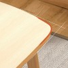 Foldable Coffee Table, 31.50 * 19.68 * 17.32Inch Folding Floor Table, Minimalist Display Wooden Floor Desk, Foldable Low Table Ideal - 4 of 4