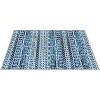 Modern Geometric Area Rug Plush Soft Wool Machine Washable Carpet, Non-Slip Large Rug for Living Room, Bedroom, Dining Room - 4 of 4