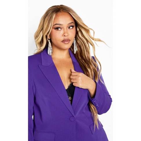 Purple plus hot sale size coat