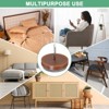 Unique Bargains Heavy Thickening Nail-on Furniture Felt Pads Brown - 4 of 4