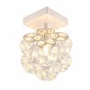 Maxax 7" Compact Elegant Crystal Flush Mount, Small Glam Fixture for Bedroom/Entryway/Powder Room - 3 of 4