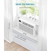 R.W.FLAME 10,000 BTU Window Air Conditioner Cools up to 450 Sq.ft, Remote Control, 6 in 1 Energy Saving Air Conditioner Window Unit, Easy to Install - 3 of 4