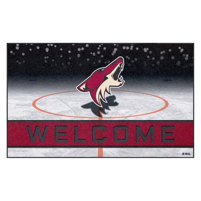 NHL Arizona Coyotes Crumb Rubber Door Mat 18"x30"