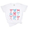 Simply Sage Market Patriotic Bows Stacked Coquette Garment Dyed Tee - 2 of 4