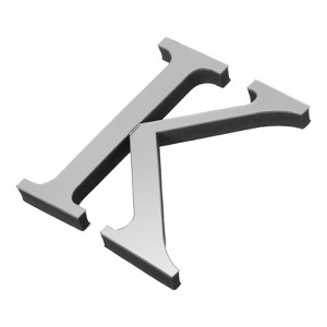 Unique Bargains Home Decoration Self-Adhesive 3D Acrylic Alphabet Mirror Wall Stickers - 1 of 3