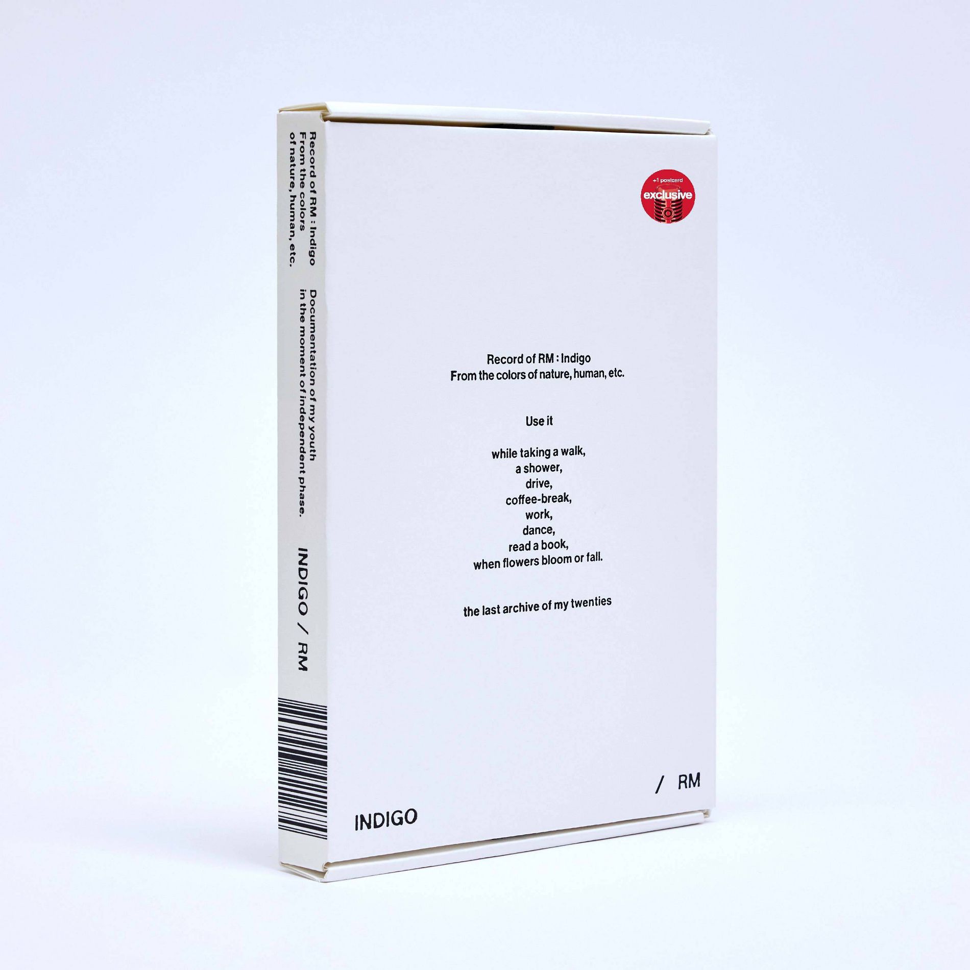RM (BTS) - 'Indigo' Book Edition (Target Exclusive, CD)