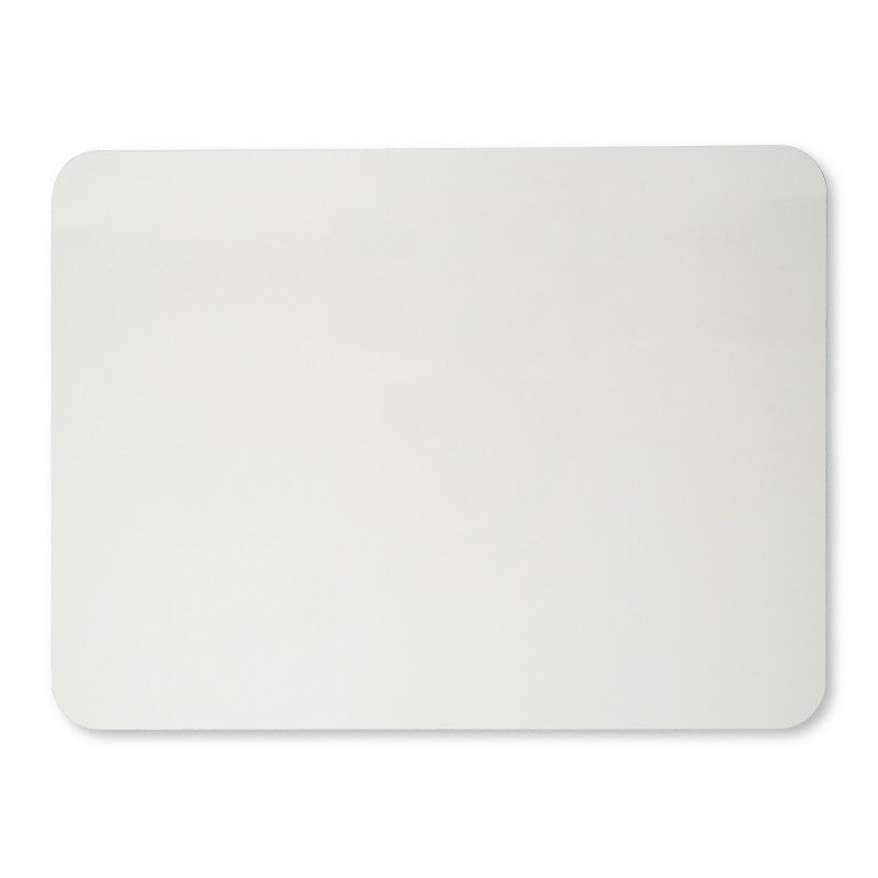 Charles Leonard Magnetic Dry Erase Board, Two Sided, Plain/Plain, 9" x 12", 1 of 2