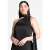 ELOQUII Women's Plus Size Scarf Neck Maxi Dress - 4 of 4